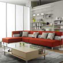 红苹果家具简约现代 客厅家私布艺沙发多人组合 可拆洗AP2102 1+2G右+3左 其他区-标配 - 京东触屏版